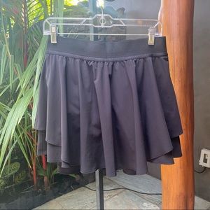 Lululemon - Court Rival High Rise Skirt Tall-Black